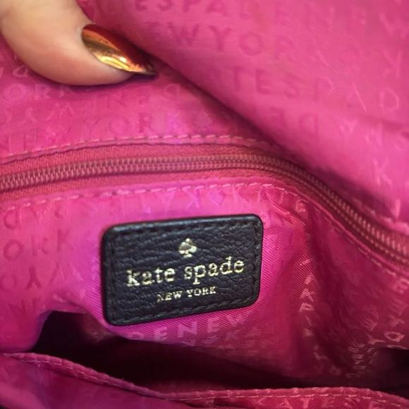 Kate Spade New York Polly Black Leather Convertible Crossbody Bag - Picture 7 of 7